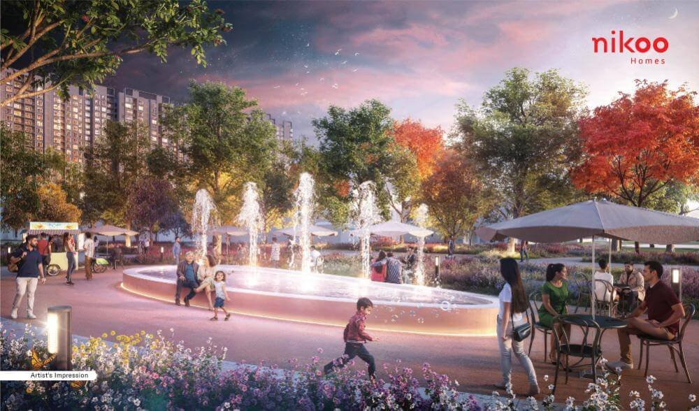 Bhartiya City Nikoo Homes Garden Estate Sadahalli luxury apartments near Bangalore Airport