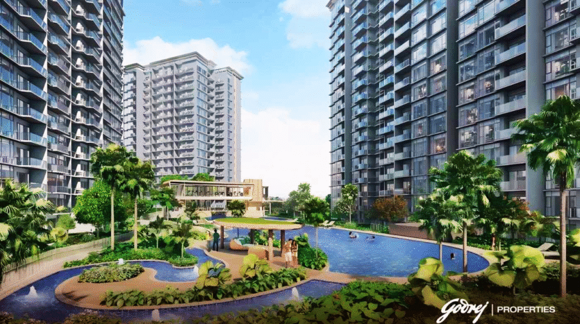 “Godrej Thanisandra – Luxury 2 & 3 BHK Apartments in North Bangalore with modern architecture, lush green open spaces, and premium amenities.”