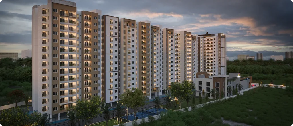 sowparnika rhythm of rain whitefield 2 3 bhk apartment